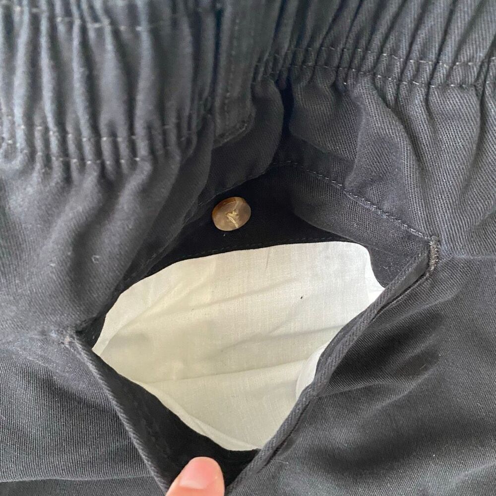 George 42x30 men corton blend pull on chino pants black - Picture 9 of 11